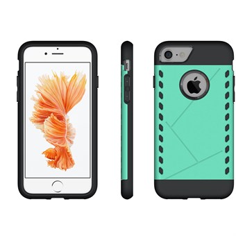 Exclusieve siliconen/plastic hoes voor iPhone 7 / iPhone 8 - Mint