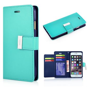 Empire Wallet Case voor iPhone 6 / 6S - Turkoois