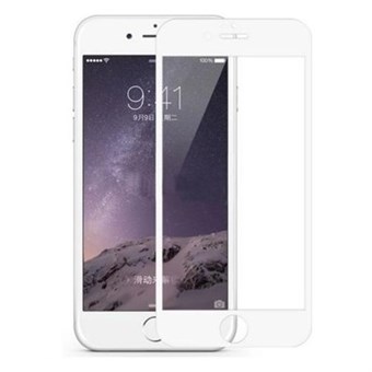 Anti-explosie iPhone 7 / iPhone 8 / iPhone SE Volledig Dekkend Gehard Glas met Witte Rand