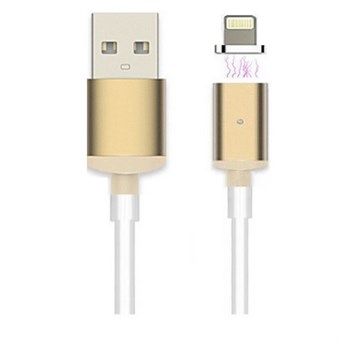 Magnetische Lightning-naar-USB-kabel voor iPhone - Goud