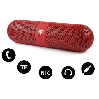 Fivestar F808 Bluetooth-luidspreker - rood