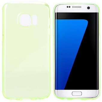 Zachte siliconen hoes Galaxy S7 Edge hoes (groen)