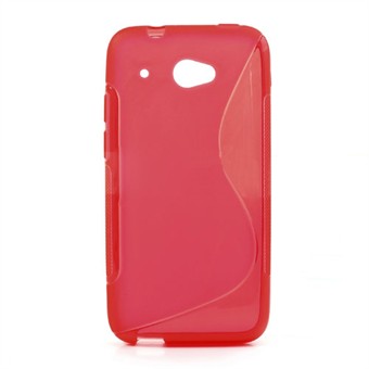 S-Line Siliconen Cover - HTC 601 Zara (Rood)