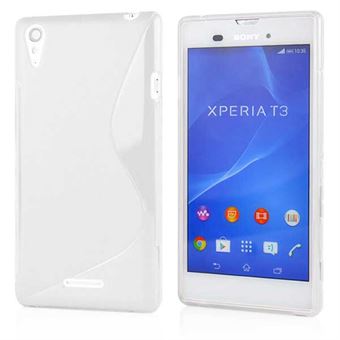 S-line siliconen hoes voor Xperia T3 (transparant)