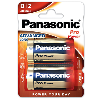Panasonic Pro Power Alkaline D batterijen - 2 stuks