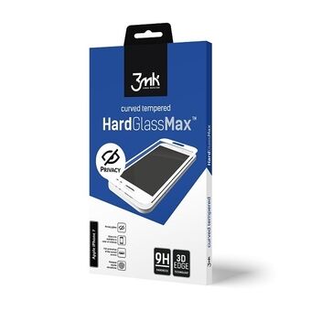 3MK Glass Max Privacy iPhone 6 / 6S Plus zwart / zwart, FullScreen Glass Privacy