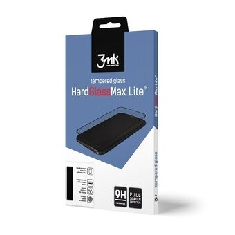 3MK HG Max Lite deksel voor de Huawei P20 in het zwart.