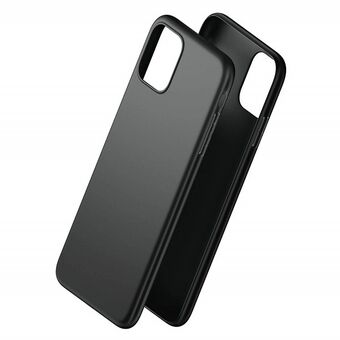 3MK Mat Case iPhone XS Max zwart/zwart