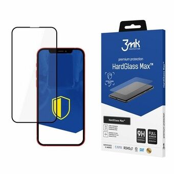 3MK HardGlass Max iPhone 13 Pro Max zwart/zwart, FullScreen Glass