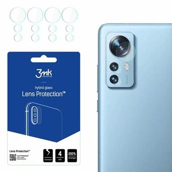 3MK Lens Protect Xiaomi 12 Pro Bescherming voor de lens van de camera 4 stuks.