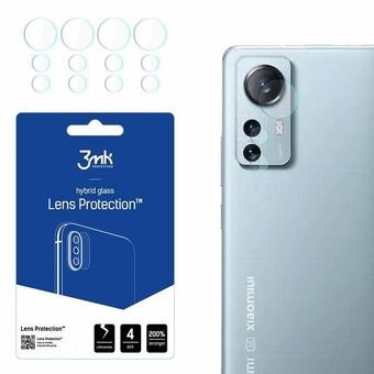 3MK Lens Protect Xiaomi 12 Lite Bescherming voor de camera lens 4 stuks