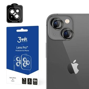3MK Lensbescherming Pro iPhone 14 6.1" grafiet / grafiet Cameralensbescherming met montageframe 1 st.