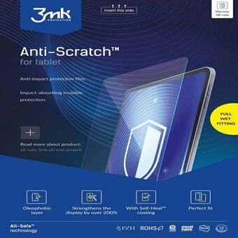 3MK all-in-one anti-kras tablet natte montage 5 st