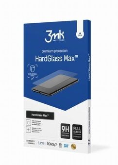 3MK HardGlass Max Xiaomi Redmi Note 12 zwart/zwart, volledig scherm glas