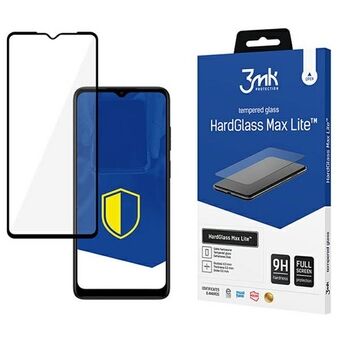 3MK HardGlass Max Lite voor Motorola Moto E22 zwart, Fullscreen Glas Lite