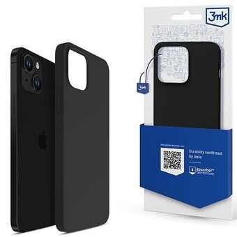 3MK Siliconenhoesje iPhone 14 Plus / 15 Plus 6.7" zwart/zwart