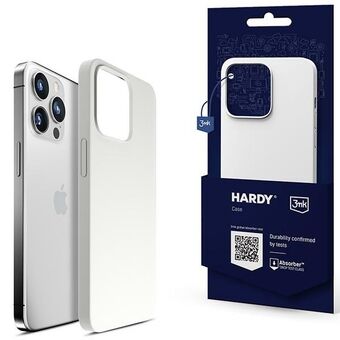 3MK Hardy Case iPhone 13 Pro Max 6,7" zilverwit/zilverwit MagSafe