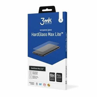3MK HardGlass Max Lite iPhone 15 Plus 6.7" zwart, Volledig Scherm Glas Lite