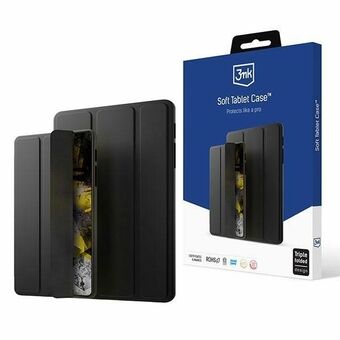 3MK Soft Tablethoes Sam Tab S9 tot 12" zwart