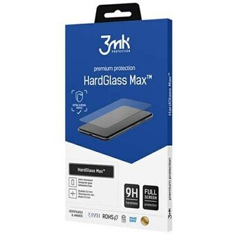 3MK HardGlass Max Privacy Sam A55 5G zwart, Fullscreen Glas