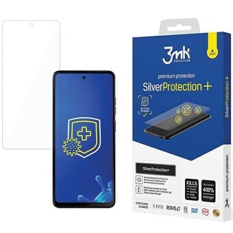 3MK SilverProtect+ is a protective film with an antimicrobial feature that is specifically made for the Motorola Moto G34 5G. It can be applied on a wet surface.