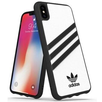 Adidas OR Moulded hoesje PU iPhone Xs Max wit/wit 32809