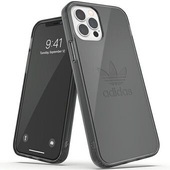 Adidas OR Beschermende iPhone 12/12 Pro Clear Cover zwart transparant/smokey zwart 42385
