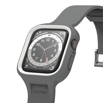 Araree hoesje met bandje Duple Pro Apple Watch 44/45mm grijs/gray AR70-01866C