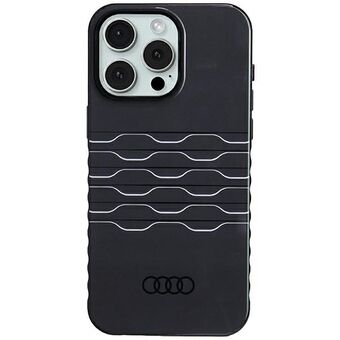 Audi IML MagSafe-hoesje iPhone 15 Pro Max 6.7" zwart hardcase AU-IMLMIP15PM-A6/D3-BK