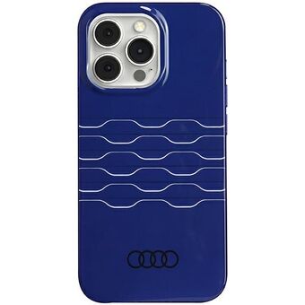 Audi IML MagSafe-hoesje voor iPhone 13 Pro / 13 6.1" in het blauw / navy blauw hardcase AU-IMLMIP13P-A6/D3-BE.