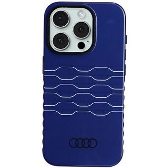 Audi IML MagSafe-hoesje iPhone 15 Pro 6.1" blauw/blauw hardcase AU-IMLMIP15P-A6/D3-BE