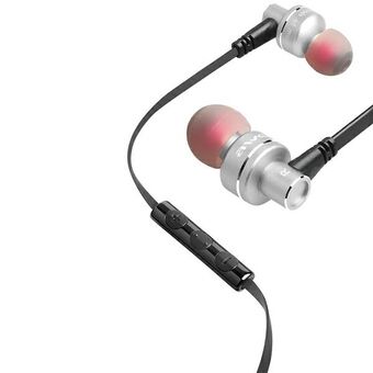 AWEI stereo hoofdtelefoon ES-10TY 3,5 mm stekker grijs/grijs