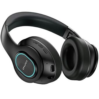 AWEI on-ear Bluetooth koptelefoon A100BL zwart/zwart