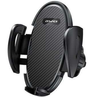AWEI X38 autohouder voor het ventilatierooster zwart/zwart