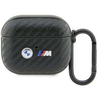 BMW BMA3WMPUCA2 AirPods 3 gen cover zwart/zwart Carbon Double Metal Logo