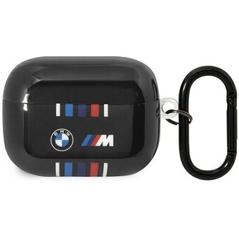BMW BMAP22SWTK AirPods Pro hoes zwart/zwart Veelkleurige lijnen