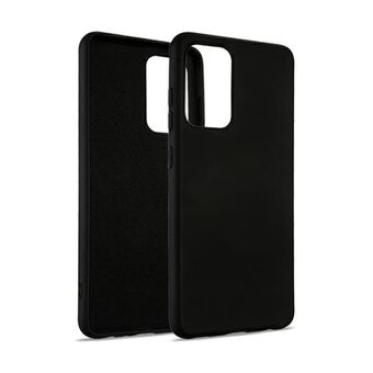 Beline hoesje van siliconen voor iPhone 12 Pro Max 6,7" zwart