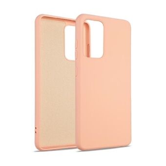 Beline hoesje van siliconen voor Samsung A52s/A52 4G/5G in goud-roze/pink-goud.