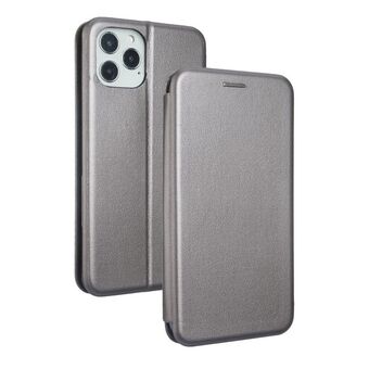 Beline Book Magnetic Case iPhone 12/12 Pro 6.1" staal/staal