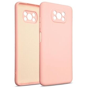 Beline Case Silicone Xiaomi Poco X3 rose goud / rose goud