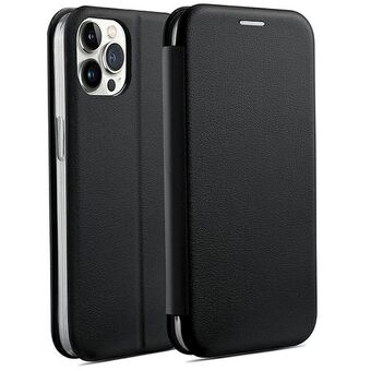 Beline Book Magnetic Case iPhone 14 Pro 6.1" zwart/zwart