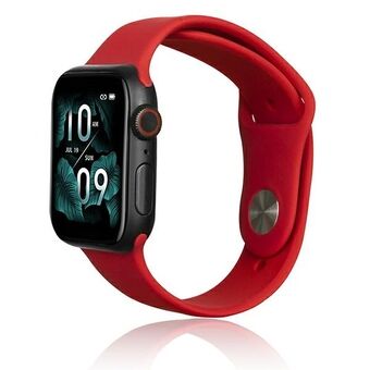 Beline Apple Watch Siliconen band 38/40/41mm rood/rood