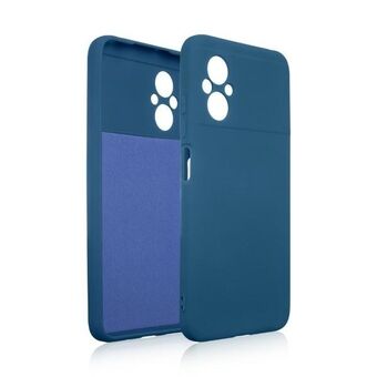 Beline siliconen hoesje voor Xiaomi Poco M5 blauw/blauw