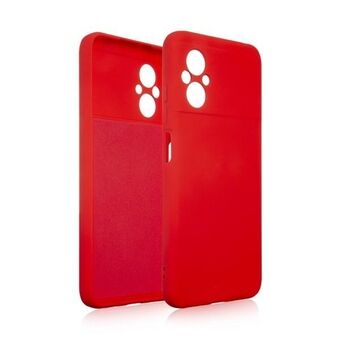 Beline Siliconen Hoesje Xiaomi Poco M5 rood/rood
