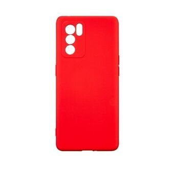 Beline Siliconen Cover Oppo Reno 6 Pro 5G rood/rood