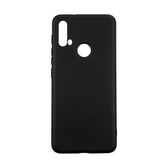 Beline Siliconen Hoesje Motorola Moto E40 zwart/zwart