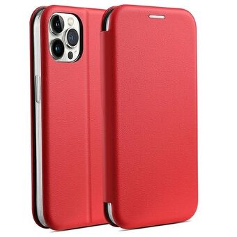 Beline Etui Boek Magnetische iPhone 15 Pro 6,1" rood