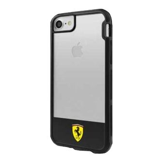 Ferrari Hardcase FEHCP7BISBK iPhone 7/8 / SE 2020 / SE 2022 transparant zwart