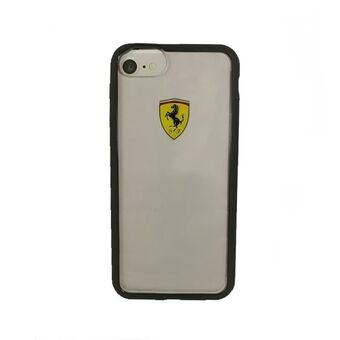 Ferrari Hardcase FEHCRFP7BK iPhone 7/8 / SE 2020 / SE 2022 transparant / zwart