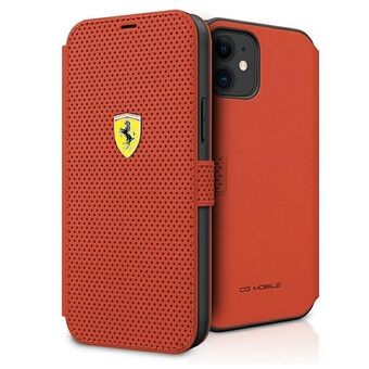 Ferrari iPhone 12 Mini Red Book On Track Geperforeerd